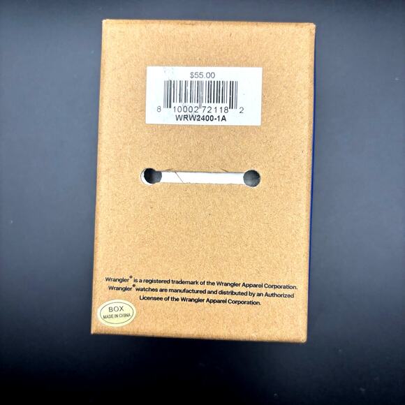 Wrangler WRW2400-1A Mens Black Analog Watch Black Leather Red Stitching Strap - Picture 6 of 17